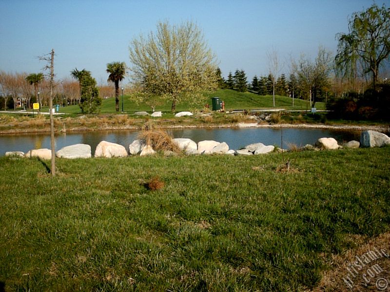 View of Botanical Park in Bursa city of Turkey.
