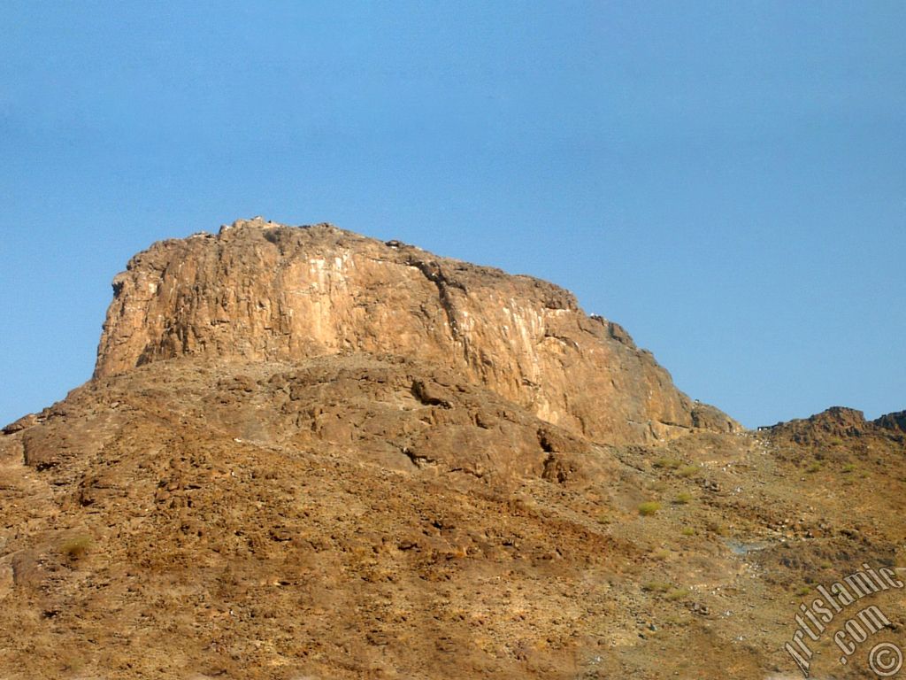 The Mount Hira in Mecca city of Saudi Arabia (el-Cabal en-Nour).
